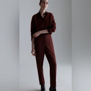 MaxMara Marella Seme Jogger Pants.US Size 6. NWT. MSRP $295. Callout Hem Undone